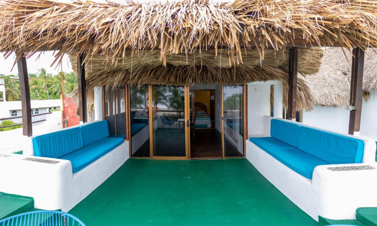 Hotel Bungalows Acuario 푸에르토 에스콘디도 외부 사진