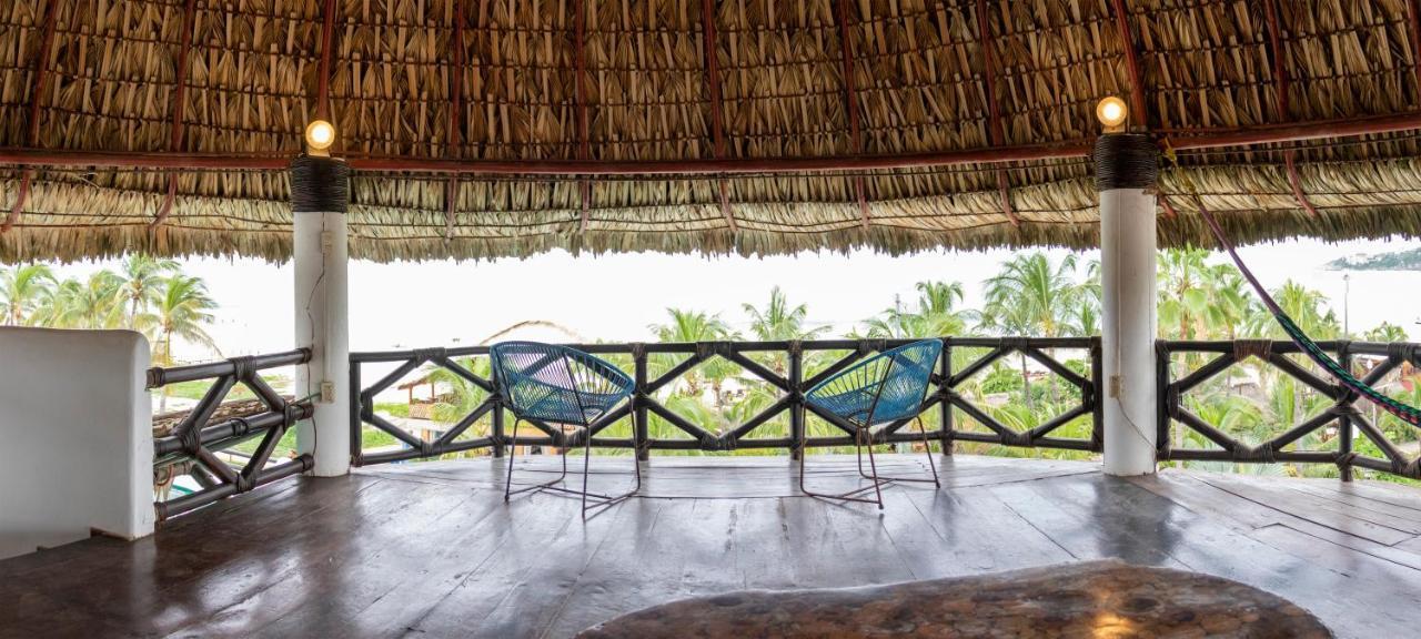 Hotel Bungalows Acuario 푸에르토 에스콘디도 외부 사진