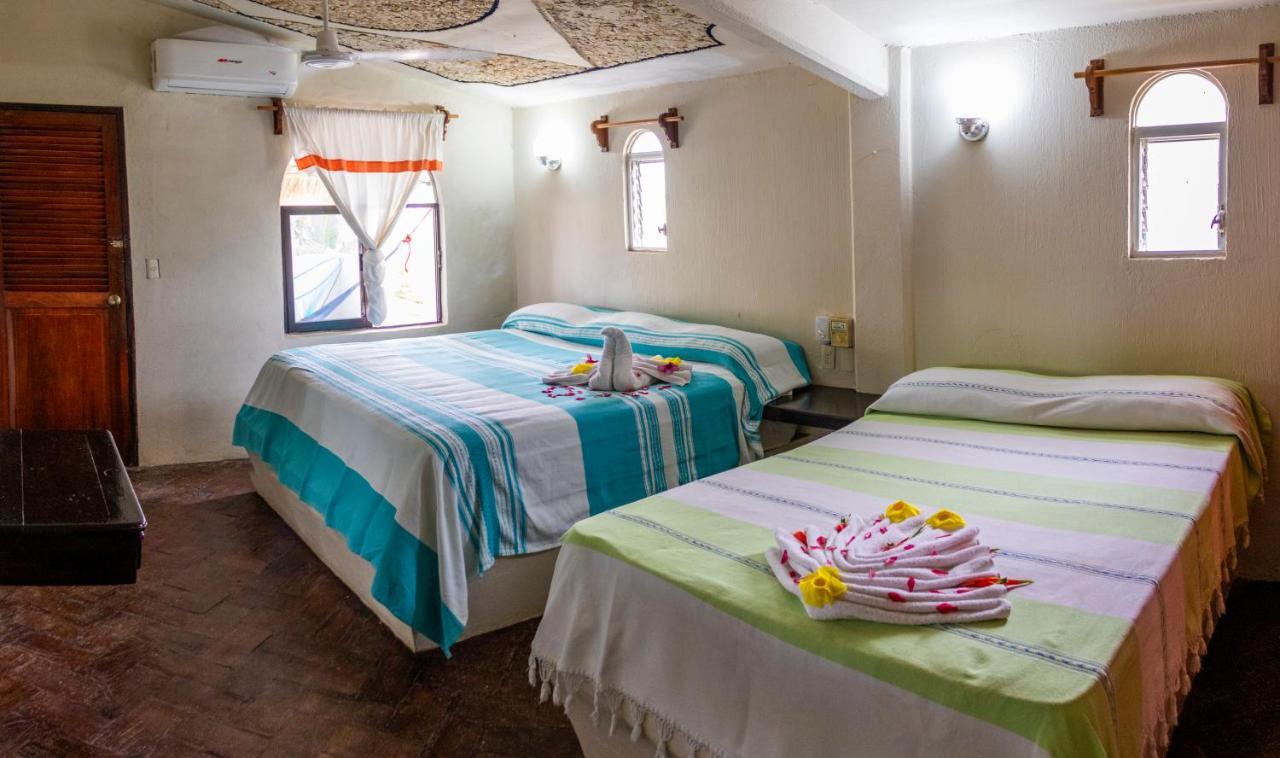 Hotel Bungalows Acuario 푸에르토 에스콘디도 외부 사진