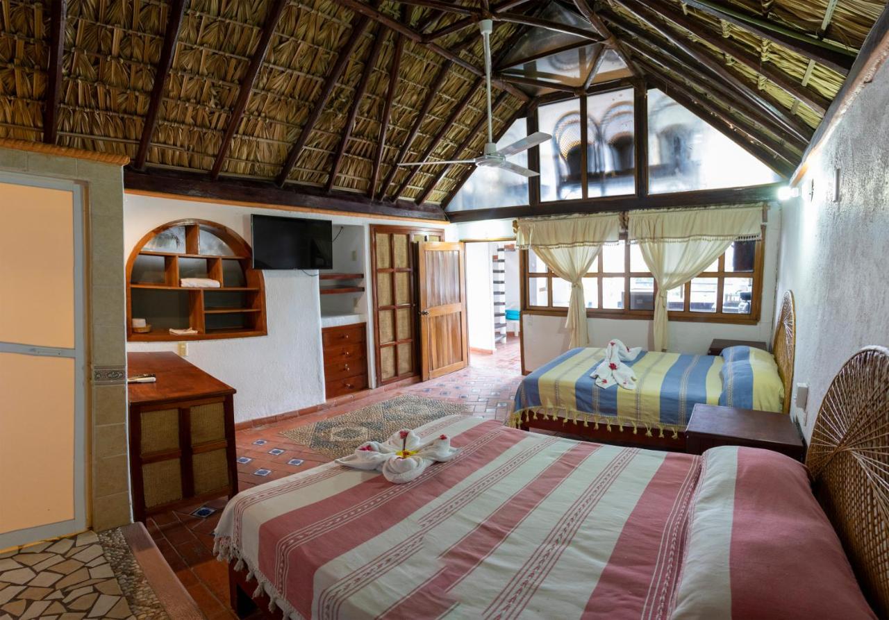 Hotel Bungalows Acuario 푸에르토 에스콘디도 외부 사진